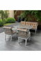 Hanah Home Hisar 3+1+1 Beige y Blanco